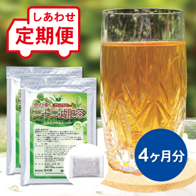 【定期便】 二十二減肥茶 4ヵ月分