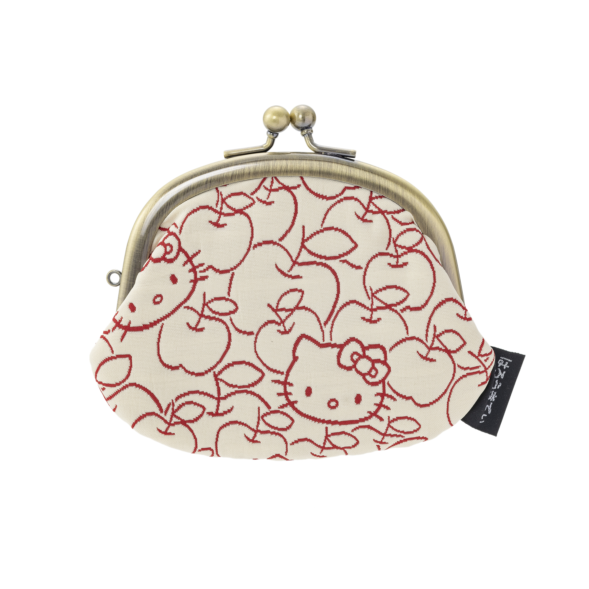 KT ふくれ 3.3丸がま口 赤