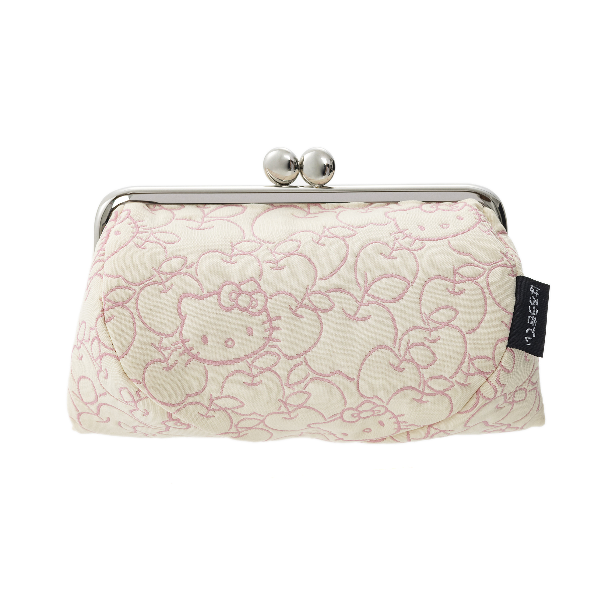 KT ふくれ ころりんがま口ポーチ ピンク