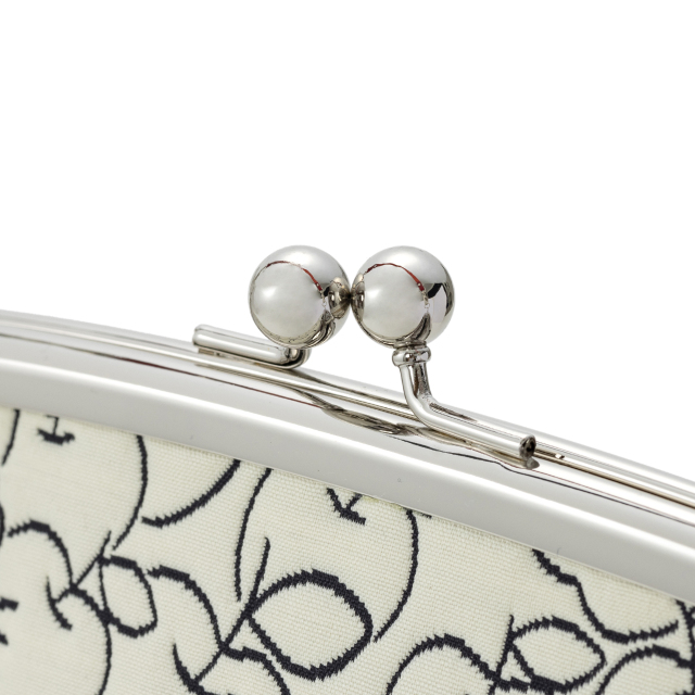 京都・はろきてぃ工房/ハローキティ/ふくれ織/がま口バッグ