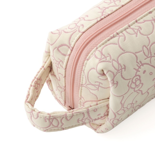 KT ふくれ 織横コスメポーチ 持ち手