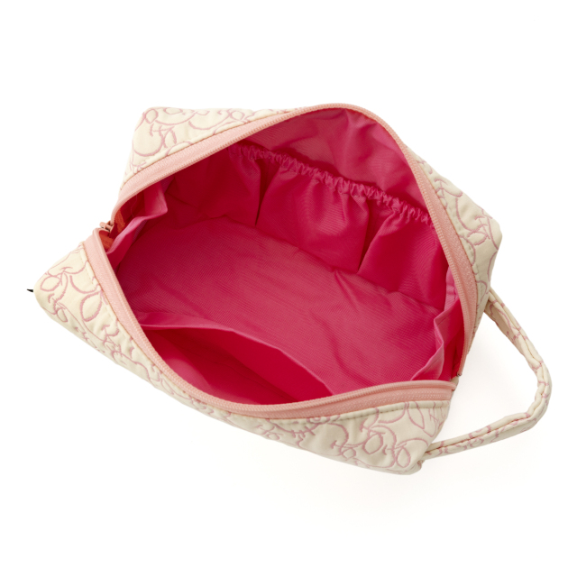 KT ふくれ 織横コスメポーチ 内側