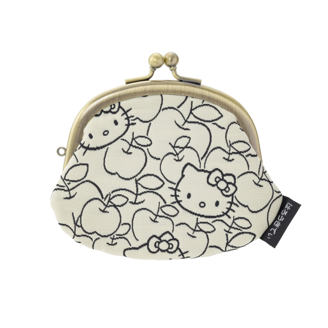 KT ふくれ 3.3丸がま口 黒