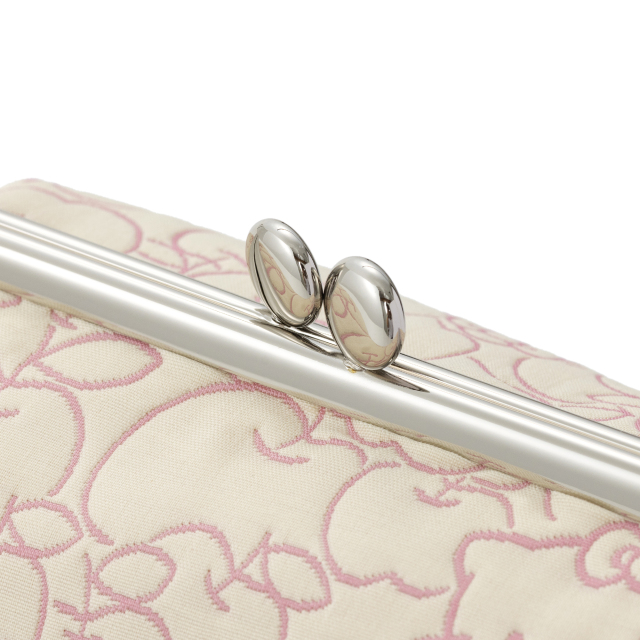 KT ふくれ ころりんがま口ポーチ 金具1