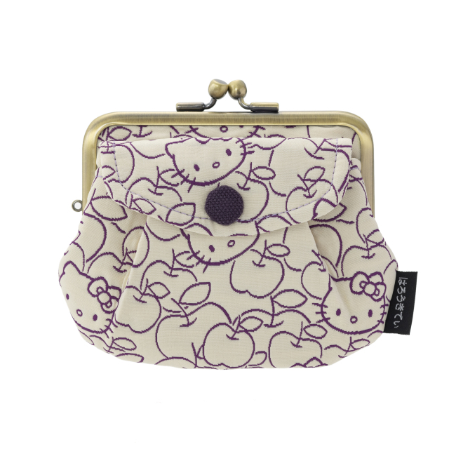 KT ふくれ 3.8親子がま口ポケット付 紫