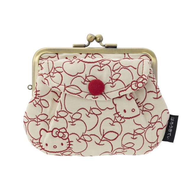 KT ふくれ 3.8親子がま口ポケット付 赤