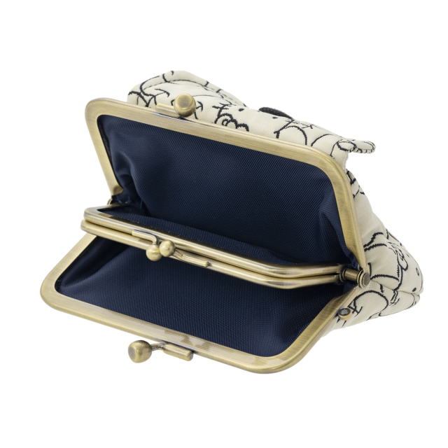 メール便可】京都・はろきてぃ工房/ハローキティ/ふくれ織/親子がま口