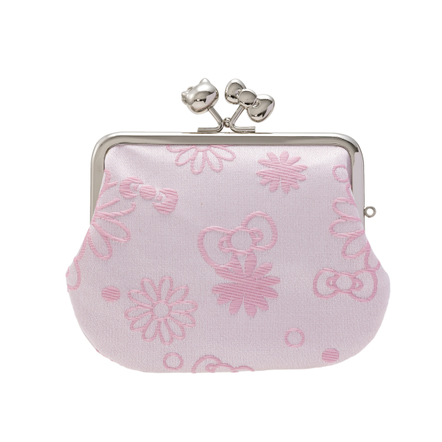 KT ジャガードラメ 3.8親子がま口ポケット付 裏