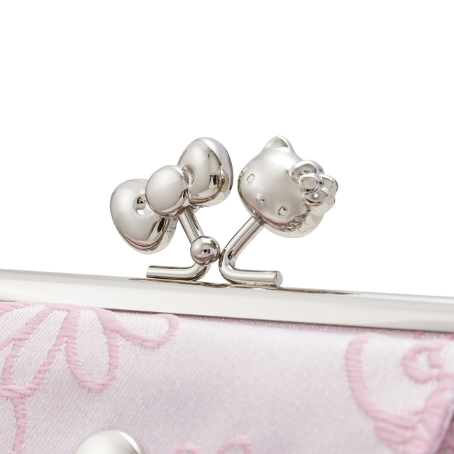 KT ジャガードラメ 3.8親子がま口ポケット付 金具1