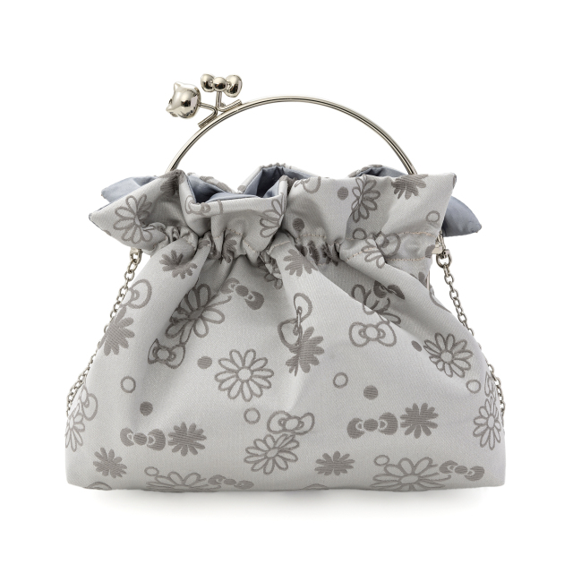 KT ジャガードラメ ハンドルバッグ小 裏