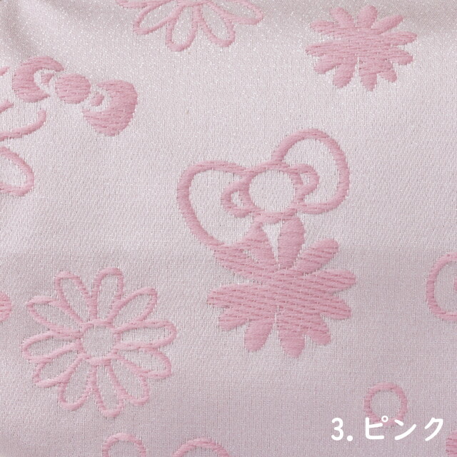KT ジャガードラメ生地アップ ピンク