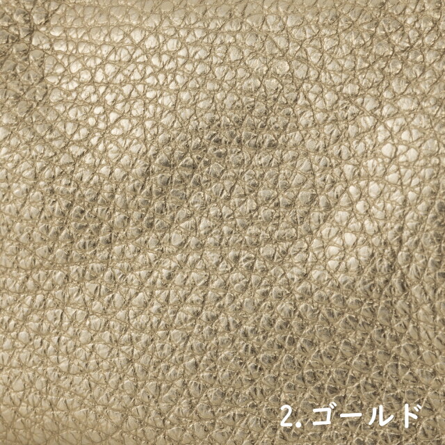 KT レザー生地アップ ゴールド