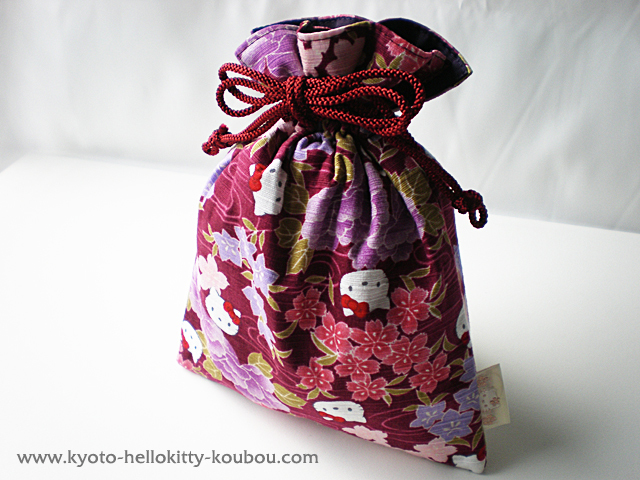 キティ 浴衣 着物 巾着 バッグ サンリオレトロ ヴィンテージ 和柄 ちりめん 1568457438.jpg?1652796378