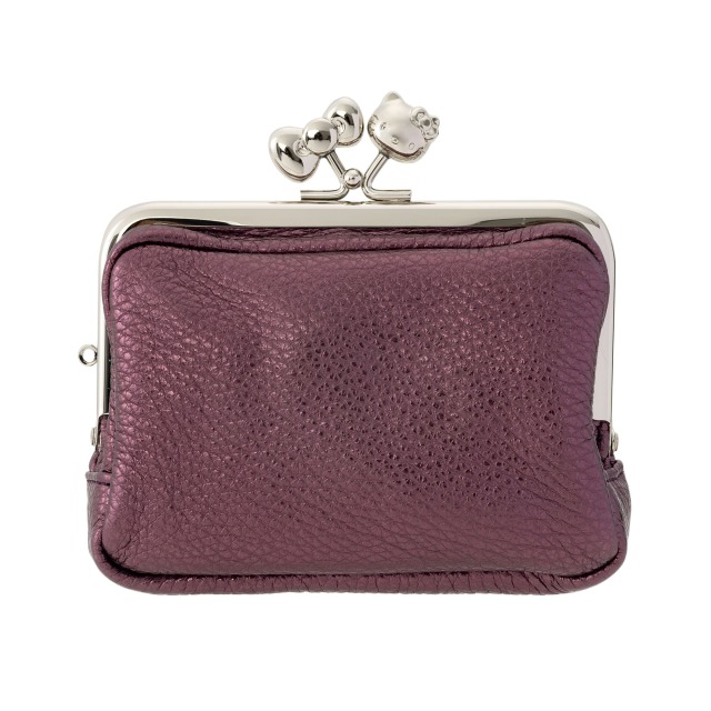 KT レザー3.8角型親子がま口財布