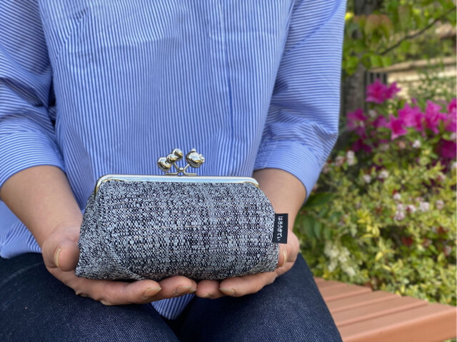 超レトロ‼️キティちゃんラメ入りパールがまぐちバッグ