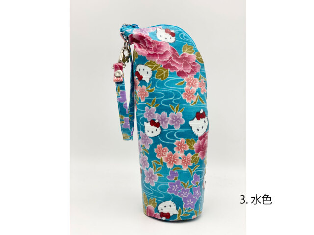 ハローキティハイビスカスフラワーキティボトルケース平成レトロレア
