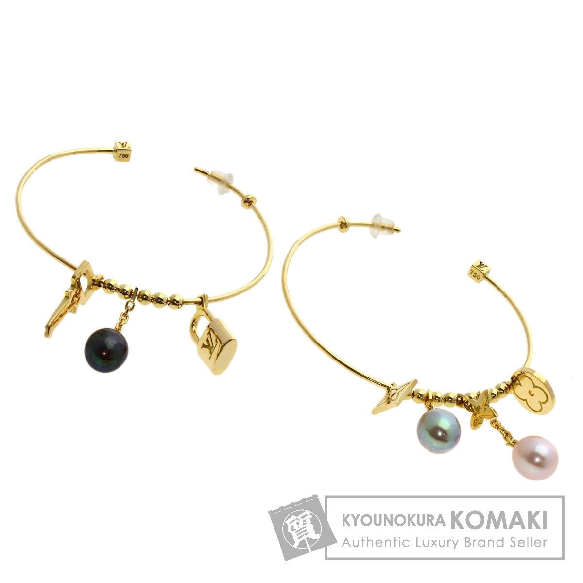 ルイヴィトン ピアス クレオーレ フープ フレッシュウォーターパール 真珠