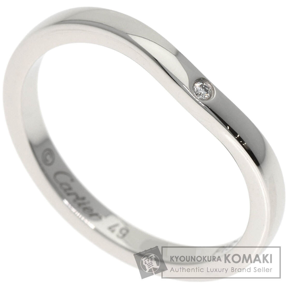 カルティエ リング・指輪 バレリーナ カーブ 3Pダイヤモンド #49