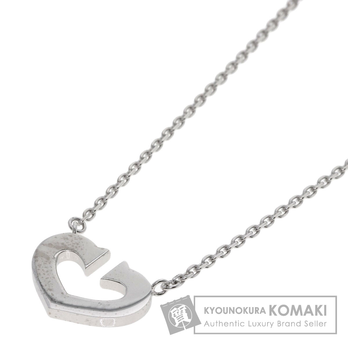 カルティエ ネックレス Cハート