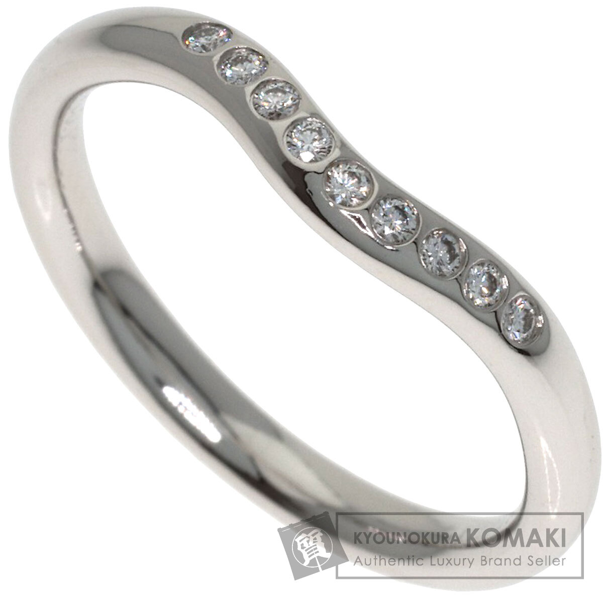 ティファニー リング・指輪 カーブドバンド ダイヤモンド