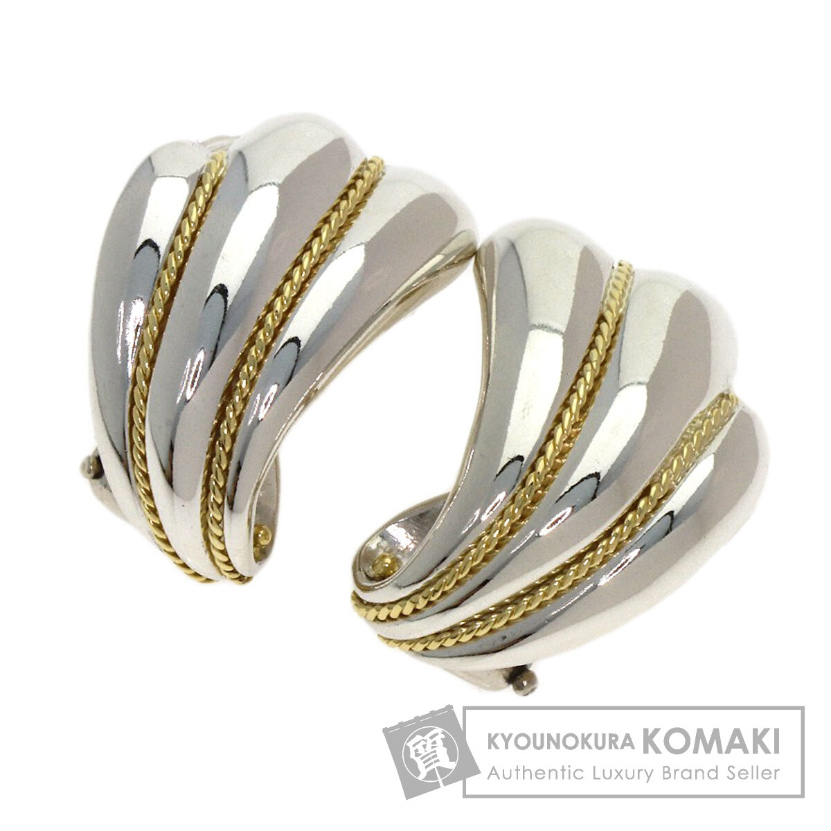 ティファニー イヤリング フェザー ツイスト