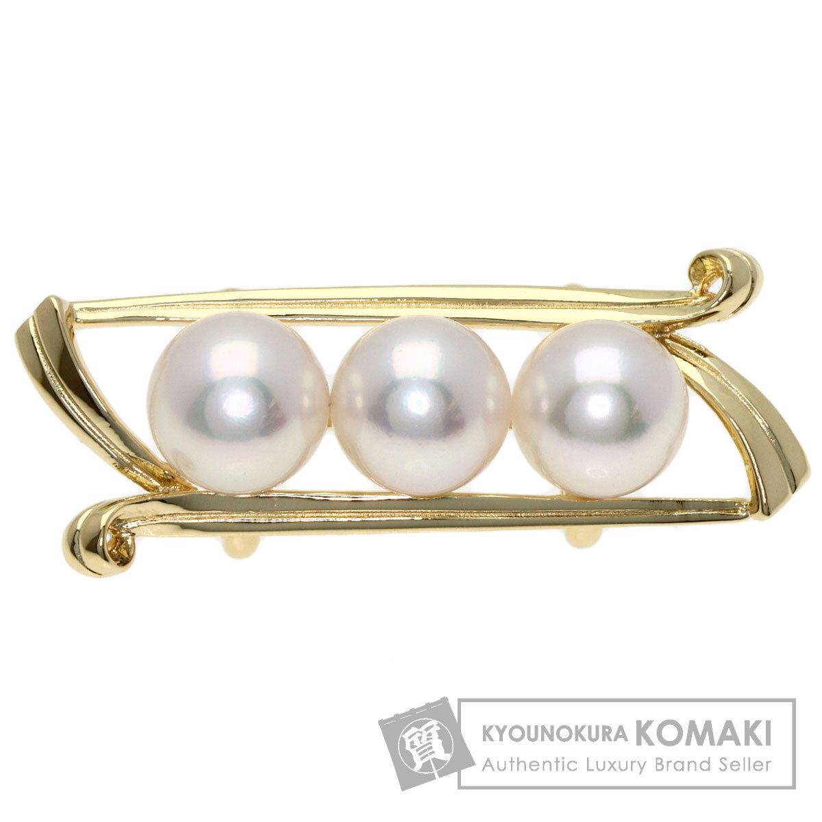 ミキモト 帯留め アコヤパール 真珠