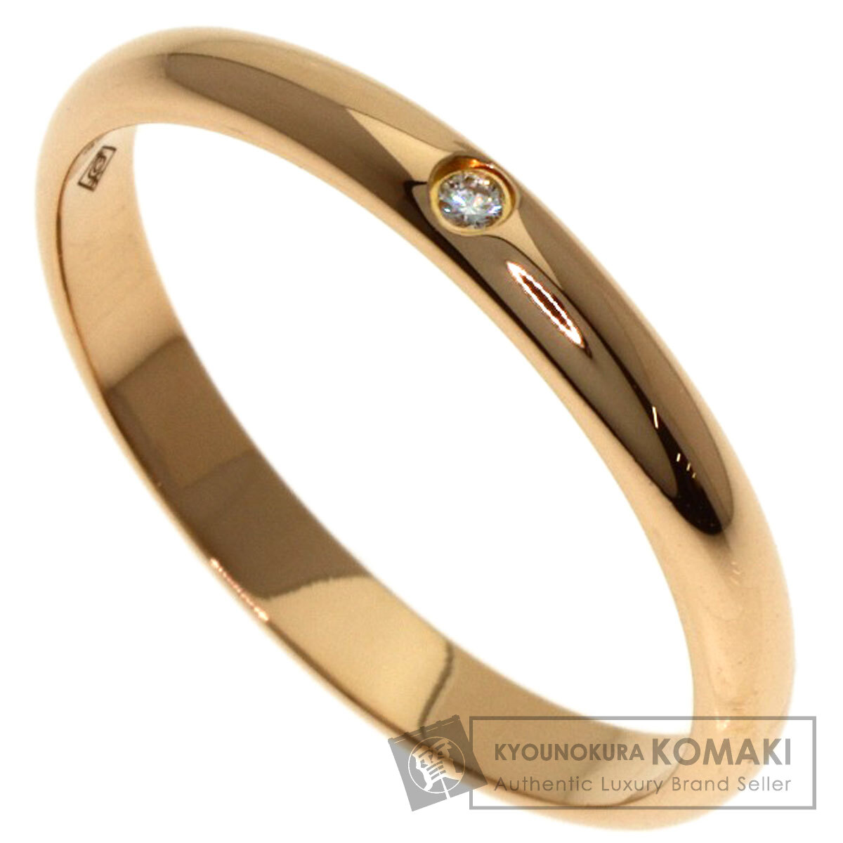 カルティエ リング・指輪 1895 ウェディング 1P ダイヤモンド #55