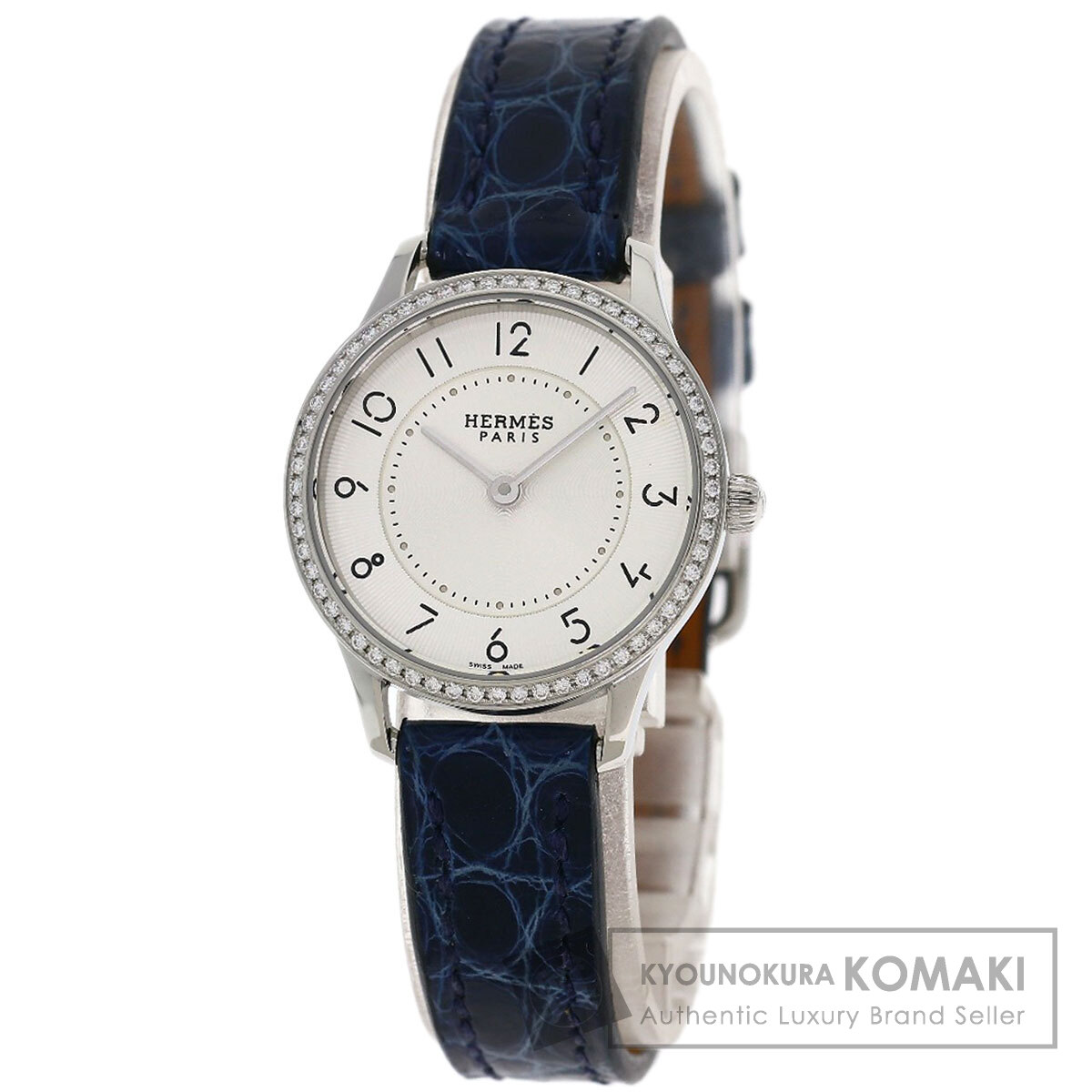エルメス 腕時計 スリムドゥ ダイヤモンド