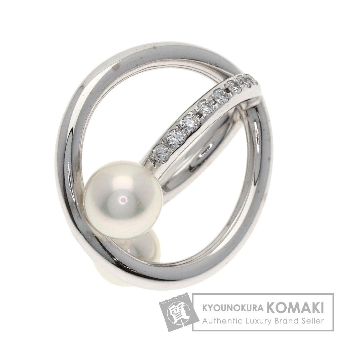 ミキモト ペンダントトップ パール 真珠 ダイヤモンド