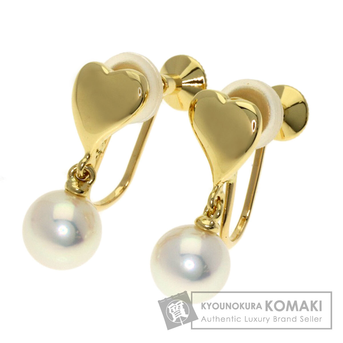 ミキモト イヤリング パール 真珠 ハート