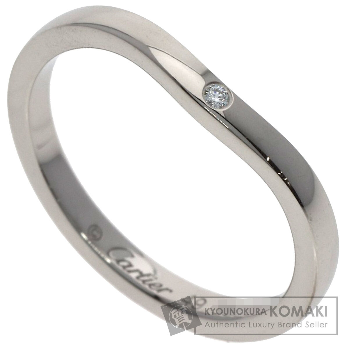 カルティエ リング・指輪 バレリーナ カーブ 3P ダイヤモンド #49