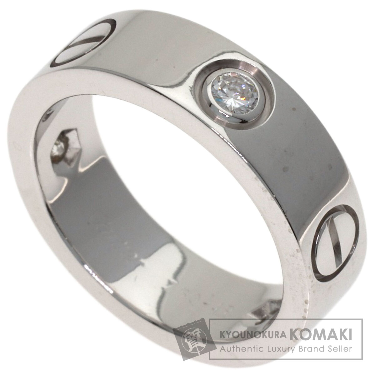カルティエ リング・指輪 ラブリング ハーフ ダイヤモンド #49