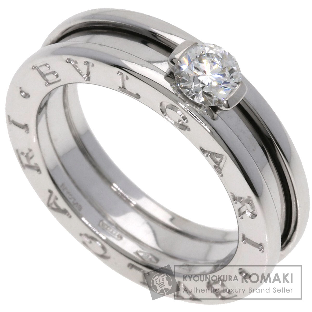 ブルガリ リング・指輪 B-zero1 ビーゼロワン 1バンド ダイヤモンド #49