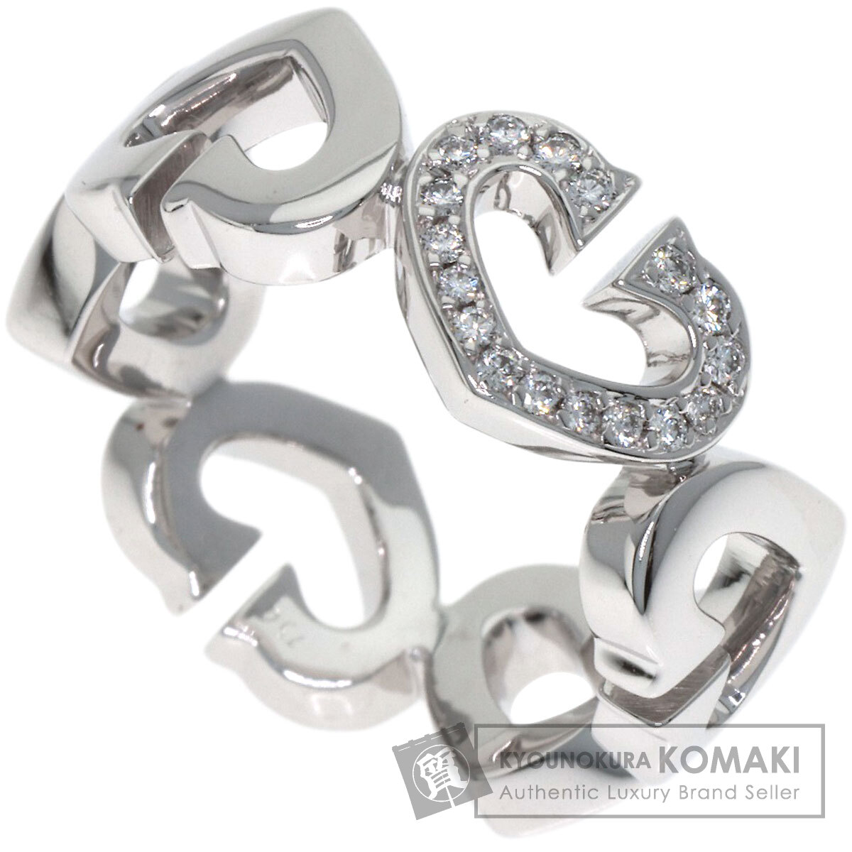 カルティエ リング・指輪 Cハート ダイヤモンド #48