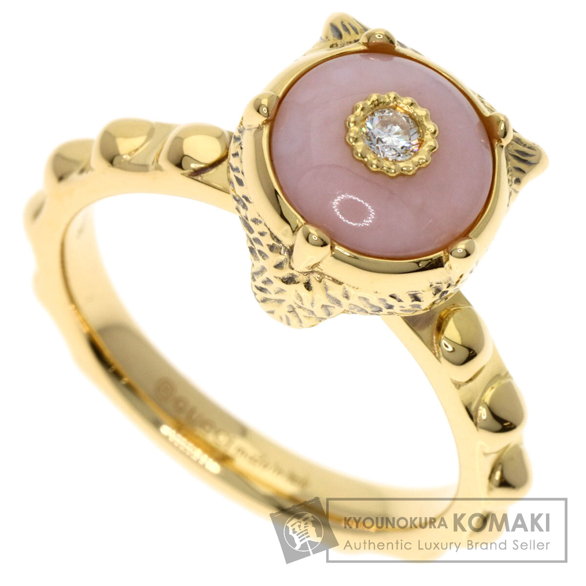 グッチ リング・指輪 ル マルシェ デ メルヴェイユ キャット ピンクオパール ダイヤモンド #12