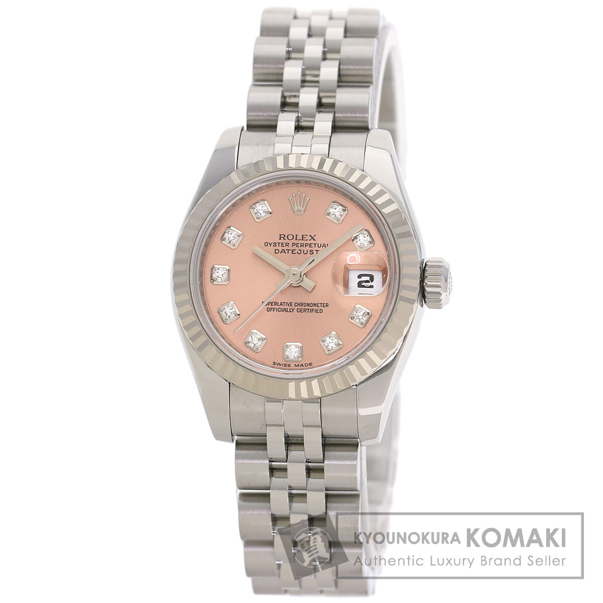 ロレックス 腕時計 デイトジャスト 10P ダイヤモンド