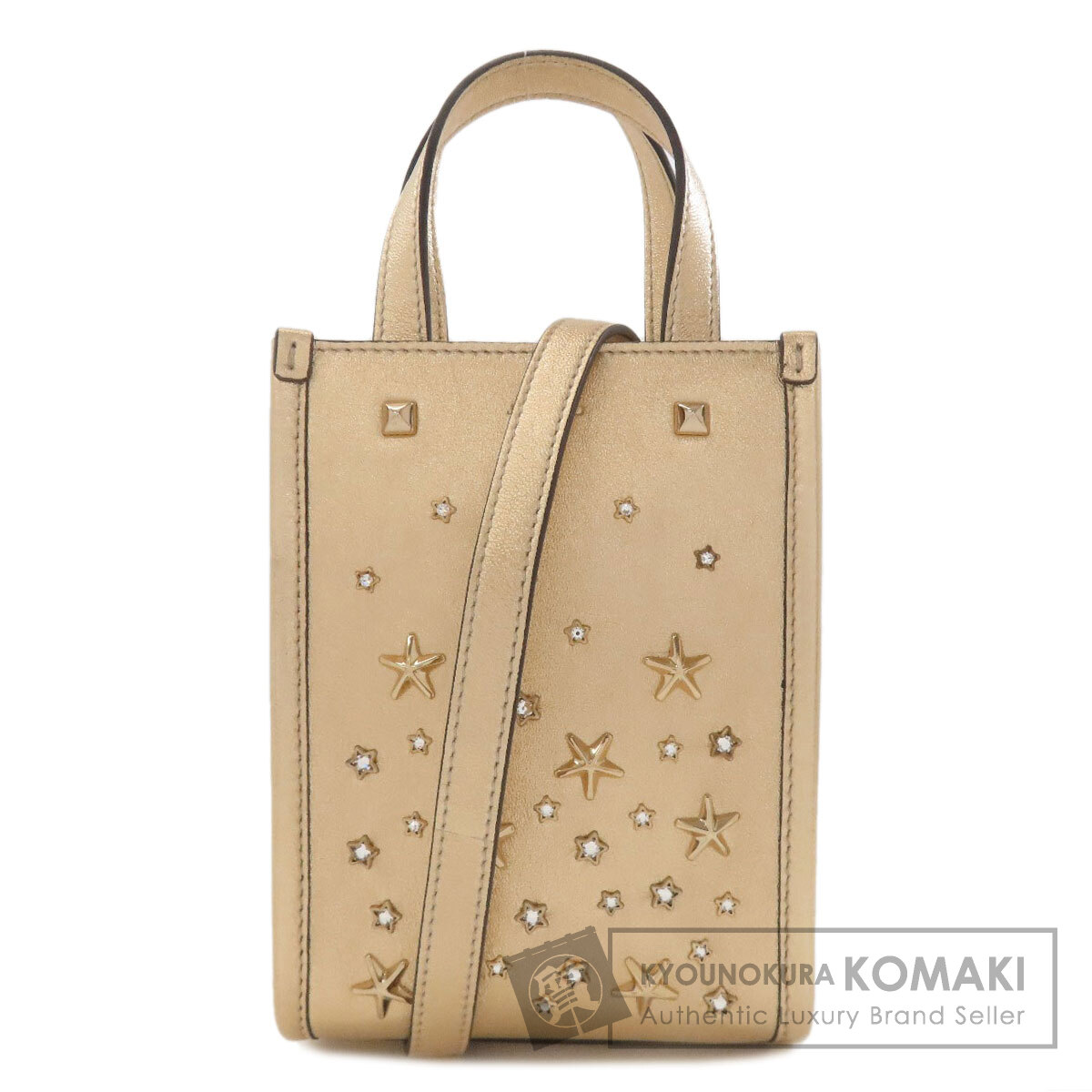 Jimmy Choo ジミーチュウ スターモチーフ 2WAY ハンドバッグ PVC