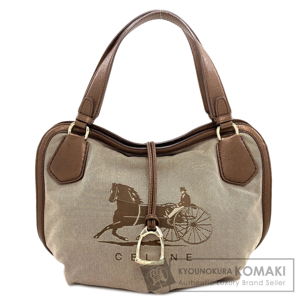 セリーヌ ハンドバッグ 馬車柄