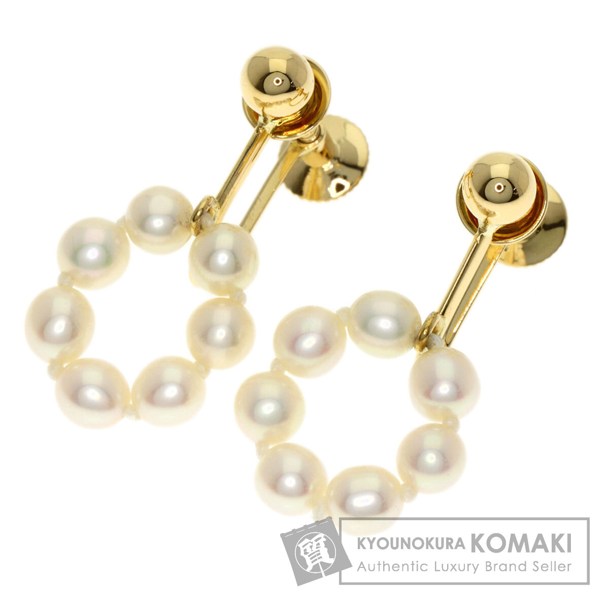 TASAKI タサキ パール 真珠 イヤリング K18イエローゴールド TASAKI タサキ パール 真珠 イヤリング K18イエローゴールド