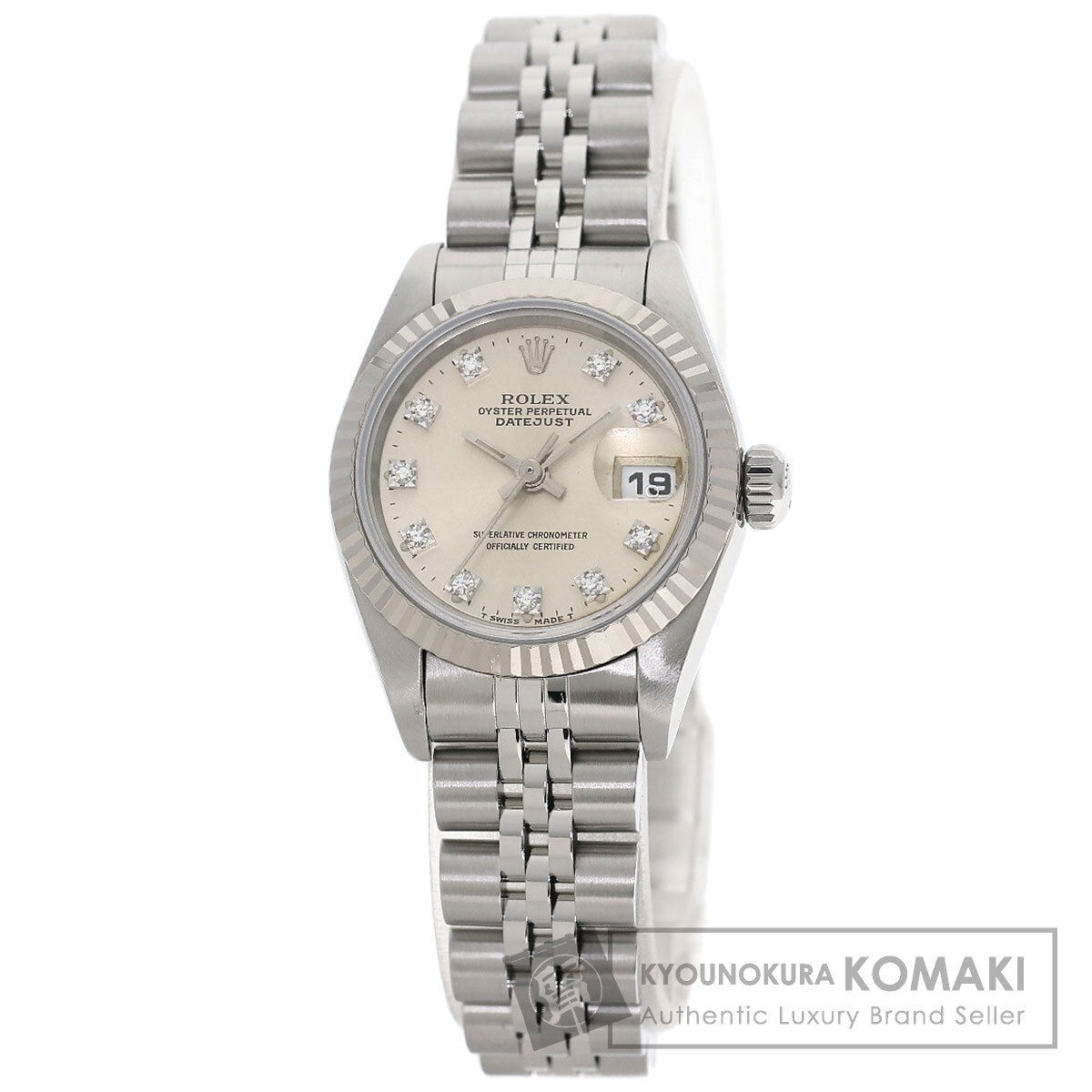 ロレックス 腕時計 デイトジャスト 10P ダイヤモンド