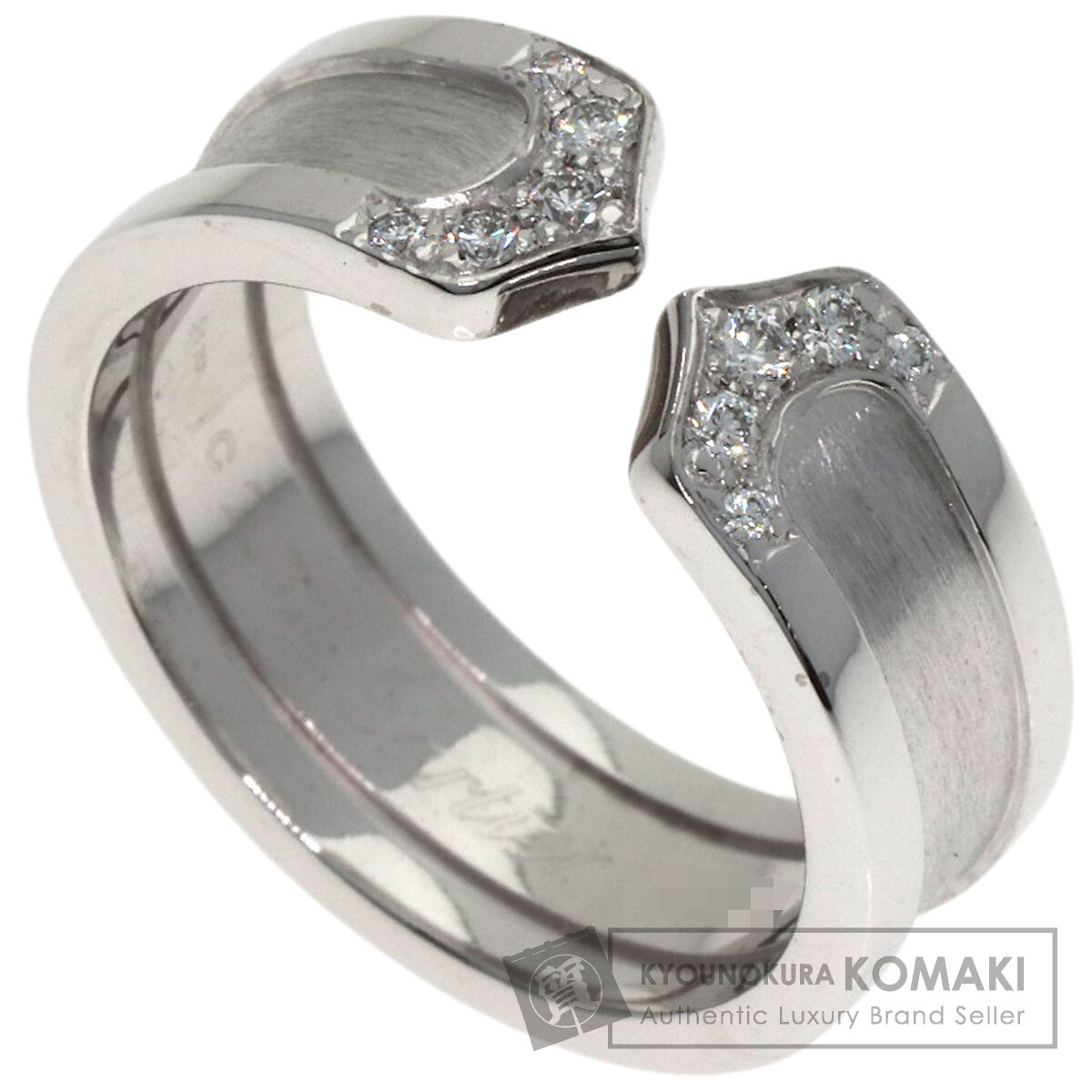 カルティエ リング・指輪 C2リング SM ダイヤモンド #51