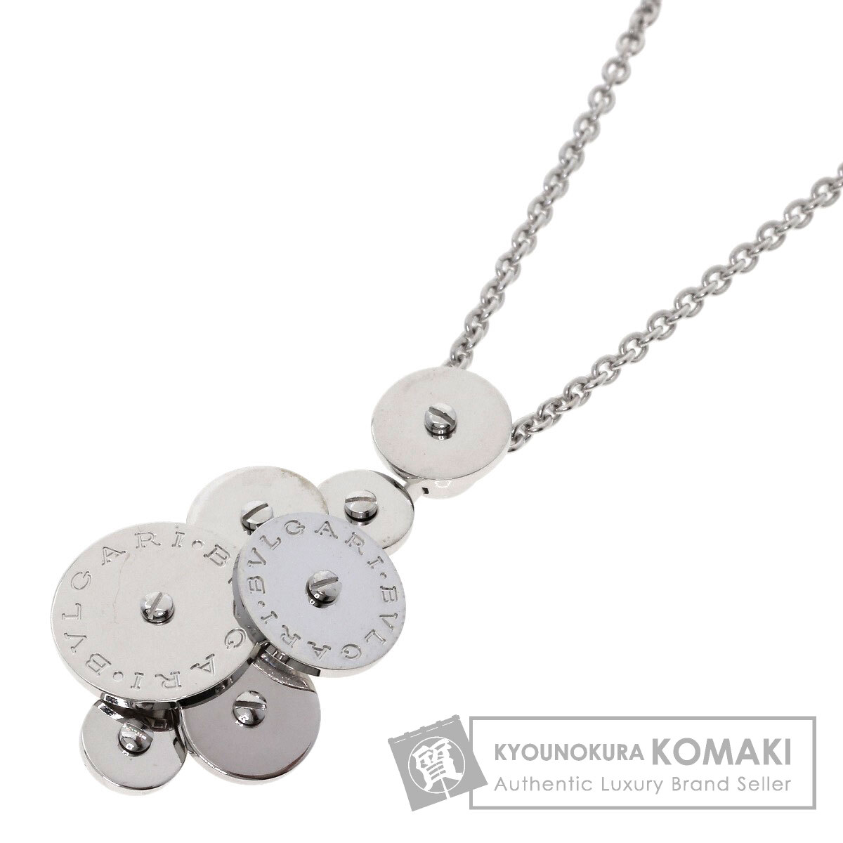BVLGARI ブルガリ チクラディ ネックレス K18ホワイトゴールド