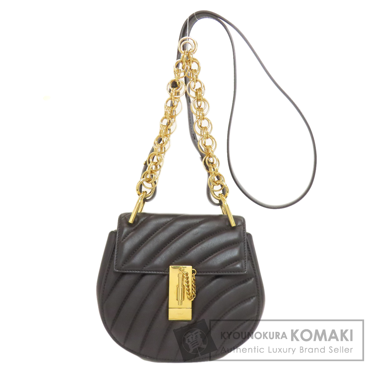 クロエドリューショルダーバック CHLOE クロエ ドリュー ビジュー 2WAY ショルダーバッグ カーフ