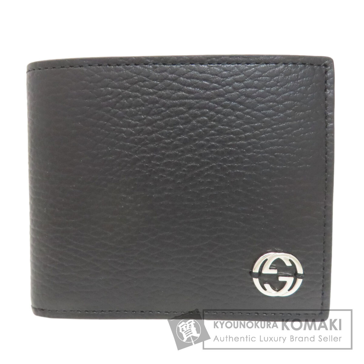 GUCCIの財布 GUCCI グッチ 610466 アウトレット インターロッキングG 二つ折り財布