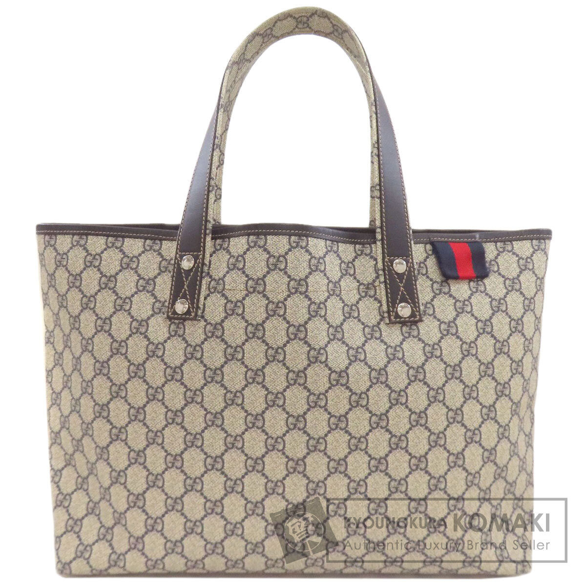 グッチ トートバッグ GGスプリーム シェリーライン