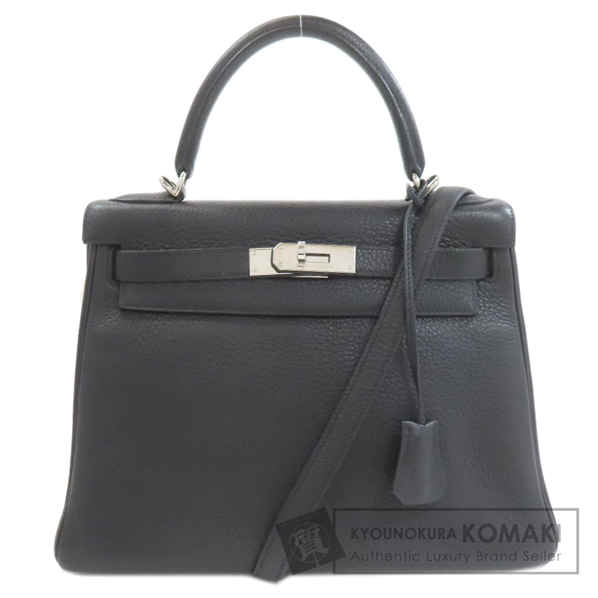 エルメス ハンドバッグ ケリー28 内縫い シルバー金具