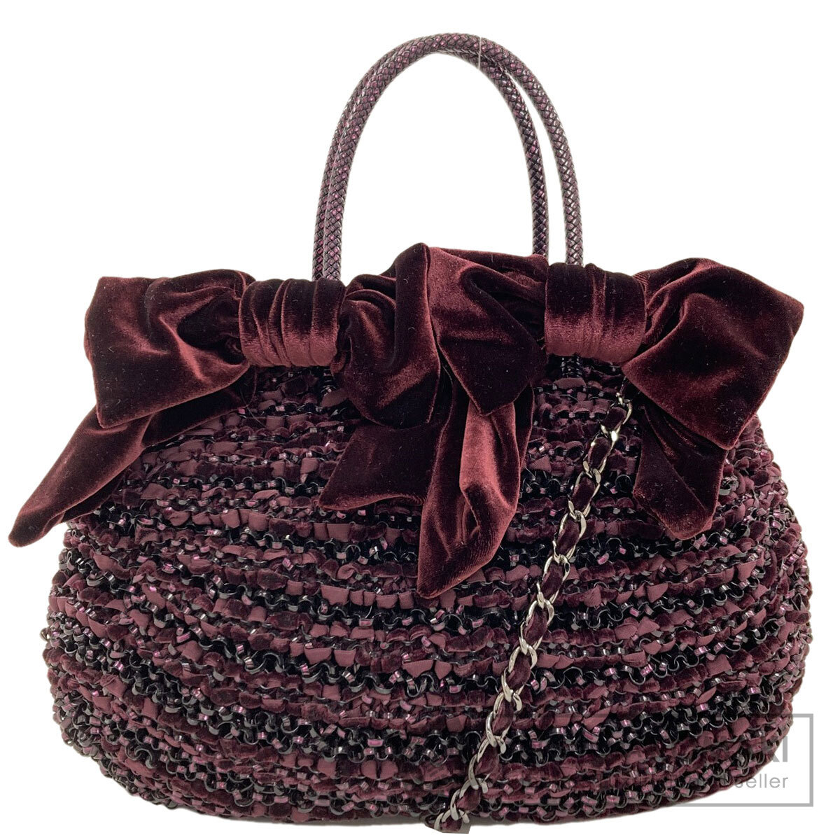 アンテプリマ ハンドバッグ ワイヤーバッグ リボン 2WAY