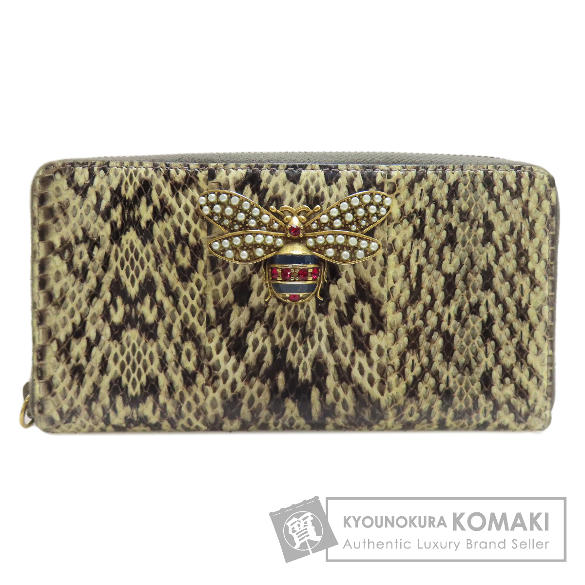 グッチ 長財布（小銭入れあり） クイーンマーガレット　ビー