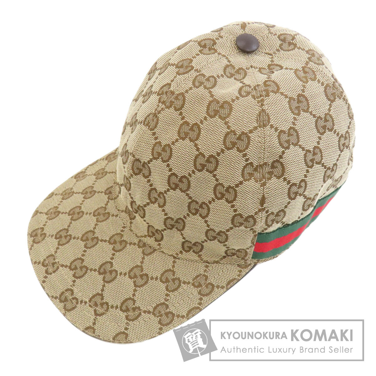 GUCCI グッチ 200035 GG柄 帽子 キャンバス レディース [中古