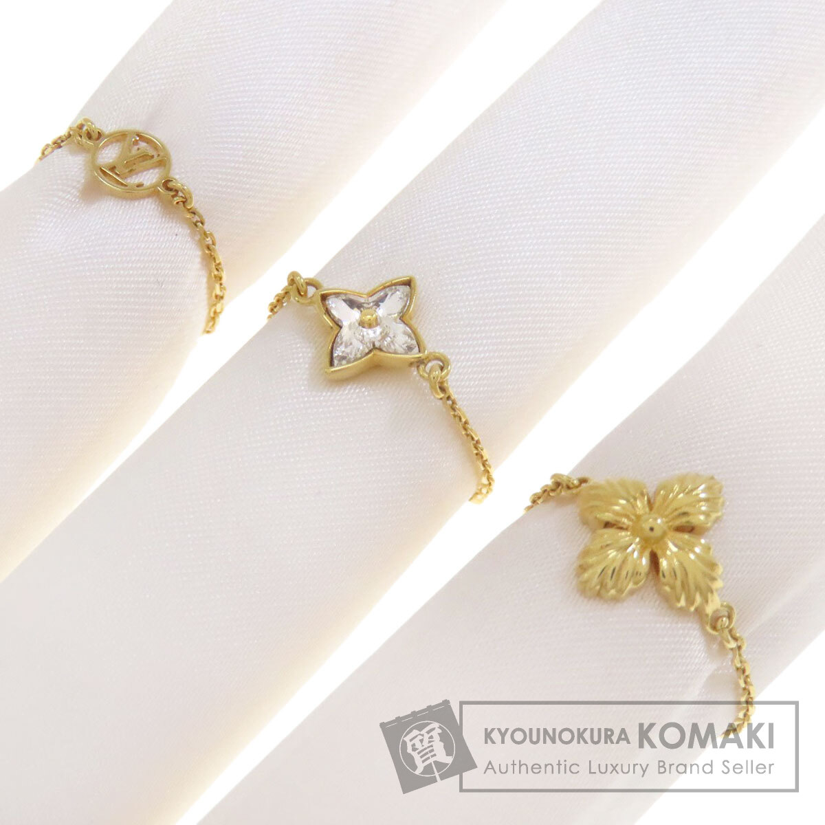 ルイヴィトン リング・指輪 チェーン 3セット